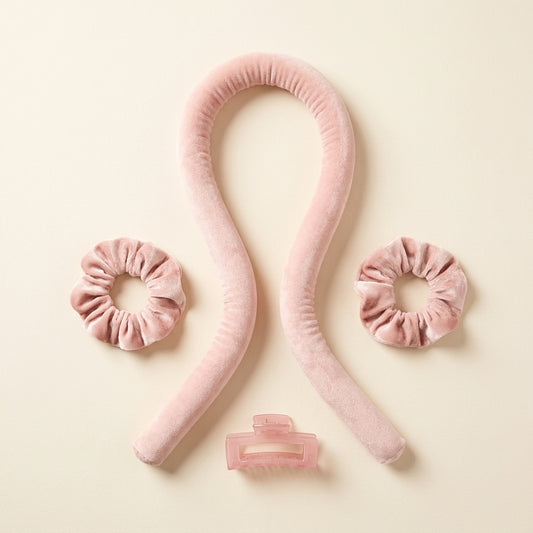 Zestaw SOIE — wałek, opaski i scrunchie